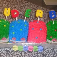 Caterpillar Cake This was made for little boys' first birthday. I got the idea from another picture on this site, I believe. I don't remember the...