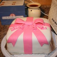 Course 3 Cake Learning to use fondant.