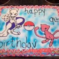 Pokemon Pokemon cake done for my nephew not sure who the characters are but he loved it