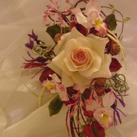 Rose, Donkey Orchid,lavender And Other Bits 