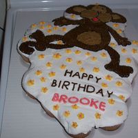 Cupcake Monkey Cake This is my first attempt at a cupcake cake, wonder if it will break apart easily for the teacher?? I basically had no "plan" for...