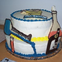 Chemistry Teacher Birthday Cake This was a cake for my husband to share with his students. It was my first time using chocolate transfers. The kids loved it. I had lots of...