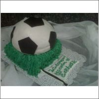 Soccer Baby Shower Cake SOCCER BABY SHOWER CAKE
