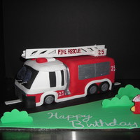 Firetruck Cake Firetruck cake for 5 year old future firefighter. He loved it!