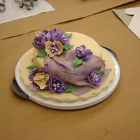 Wilton Fondant/gumpaste Finale Wilton Fondant and Gumpaste finale cake.