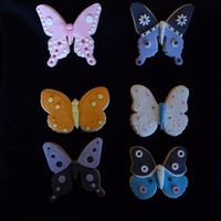 Butterfly Garden NFSC with fondant...made for a a garden party