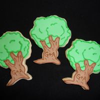 Trees NFSC with fondant. Made for wedding favors