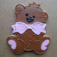 Teddy Bear Special order bears. I only did them in this darker brown. I want to make more, just so I can change the color of the bear, and maybe the...