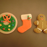 X-Mas Cookies X-mas cookiesNo Fail Sugar Cookie recipe and MM fondantFirst time decorating w/ MM fondant!