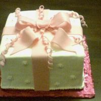 Course 3 Cake - First Fondant Cake 