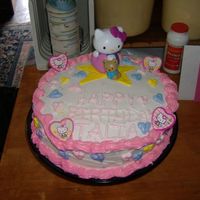 6Th Year Old Niece's Cake (She Loved It!) This cake was for my niece who turned 6 on July 28th 2007. She chose a Hello Kitty theme for her party and had a specific cake in mind she...