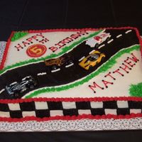 Speed Racer A HUGE thank you to nefcook21 for this wonderful idea. My son absolutely loved this cake. 1/2 yellow, 1/2 chocolate with all BC. In the...