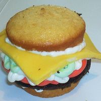 Cheeseburger Cupcake My 3-year-old wanted to make these for father's day, and he did a great job! Thanks to Betty Crocker and fellow CC'ers for the...