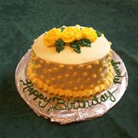 Yellow Bday Cake Buttercream