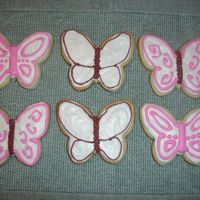 Butterfly Cookies Practice with Alice's Cookie Icing. I don't know if I just made the icing wrong (I followed the recipe exactly); but the icing...
