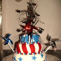 4Th Of July Stars And Stripes Stacked stars and stripes