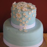 Img_1764.jpg My daughters birthday cake. It took a while to do all the daisies, My husband stayed up with me to keep me company until I was done. What a...