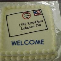 Postal Carrier Cake Postal Carrier cake