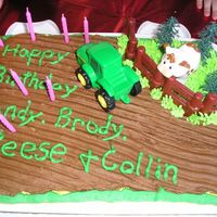 John Deere Birthday My nephews, son, and husband all share birthdays within 5 days of each other so this was the combined birthday cake. This is adapted from...