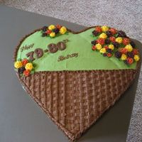 Birthday Cake For Supervisor's Mom I made this cake for my boss's 79th-80th birthday party. She had already turned 79, so the family celebrated both. The cake is a...