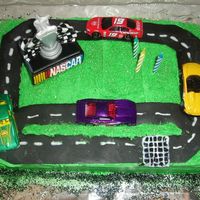Race Track Fun I made this cake for my two nephews birthday one was turning one and the other four. It was a hit with the kids and everyones mouth turned...