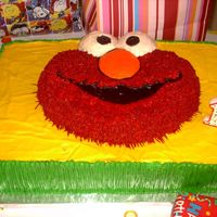 Elmo My mom is a pro at decorating and I usually help her, but this time for my son's first birthday I decorated all on my own. Elmo's...