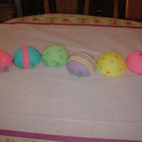 Caterpillar Cake This was my little girl's first birthday cake. It is made from the stand up ball set from wilton. Buttercream icing, strawberry,...