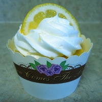 Wedding Shower Cupcakes Made these ccs for a friend whose daughter was getting married in October. The flavors were lemon and strawberry. Wrappers printed and cut...