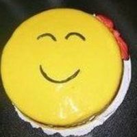 Happy Face Cake I made this cake for a birthday. Taste of chocolate and cover with fondant