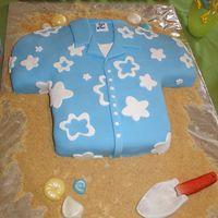 Son's 1St Bday, Dad's 2Nd Fondant Attempt My first attempt was with homemade fondant made with marshmellows. I found the recipe here at CC.We love Maui and just spent 9 days for our...