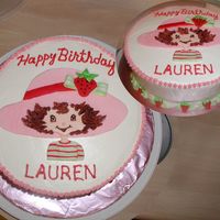 Strawberry Shortcake - Second Version This was for my daughter's 3rd birthday. I was pretty stressed about planning the party so I wanted a way to work on the decorations...