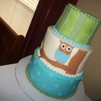 Baby's First Birthday Three tier - 10", 8", and 6". Simple and clean - I love it!