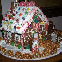 Gingerbread House 2007 Had fun adding my own cookie decorations to this Costco Gingerbread house. Merry Christmas to all!