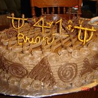 Cheesecake With Chocolate Icing 