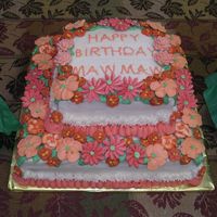 Fall_Birthday_Cake.jpg Birthday cake for my grandmother. Spice cake with cream cheese frosting. Flowers are royal icing.