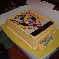 Spongebob Birthday This cake was for a 16th birthday girl. Cake inspired by the many spongebob cakes on cc.