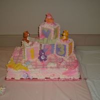 Care Bears Baby Shower cAre bears baby shower cake. inspired by many cc baby blocks