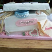 Jewelry Box This was a birthday cake for 3 ladies. Cake was Orange Creamsicle with buttercream icing. The accents were fondant and gumpaste. This was...