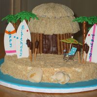 Tiki Hut. This is the cake I came up with for my daughter's Luau themed 6th birthday. Thank you to all CCers for posting their photos and...