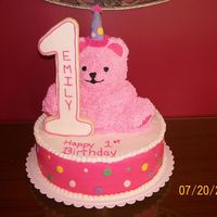 1St Birthday I made this cake for my daughters 1st birthday. This was made from Wilton's teddy bear cake in the 2005 Yearbook. I revamped it a...