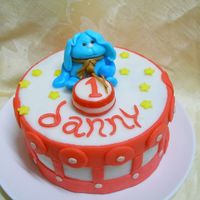 Drum Cake Cake covered in fondant & all accents are made of fondant.