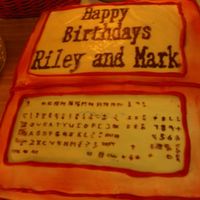 Computer Birthday Not the greatest but I learned a lot!