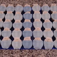 Babies In A Blanket Just a little something for my DH secretary, who is having her first child on 8/20! Cupcakes iced in buttercream and decorated with fondant...