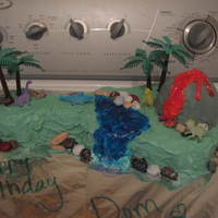 Dino Island:) My son's 4th B-day was all about dinosaurs!