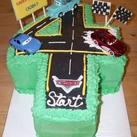 Cars My version of a cars cake I saw here on CC.