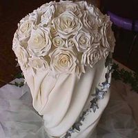 My Wedding Cake My wedding cake from March 4th 2000 - this is what started me cake decorating. I ordered this cake for my wedding day (no I didn't...