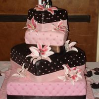 Pink& Bown Gumpate Stargazer Lillys