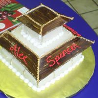 Asian Pagoda This was for my sons Tae kwon do black belt ceremony. It was a last minute thing please don't be cruel