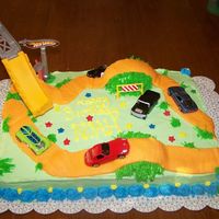 Hot Wheels Noah's Car Cake