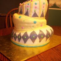 000_1290.jpg First MMF cake, first topsy turvy cake. Quite happy with the results! :)